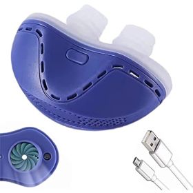 Electric Anti Snoring Devices with Fixing Strap; Anti Snoring Nasal Dilator Anti Snoring Solution-Three Gears Adjustable Wind Speed to Stop Snori Electric Anti Snoring Devices with Fixing Strap; Anti Snoring Nasal Dilator Anti Snoring Solution-Three Gears Adjustable Wind Speed to Stop Snori